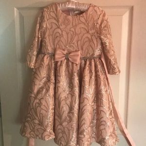 Size 5, Rare Editions sequined dress